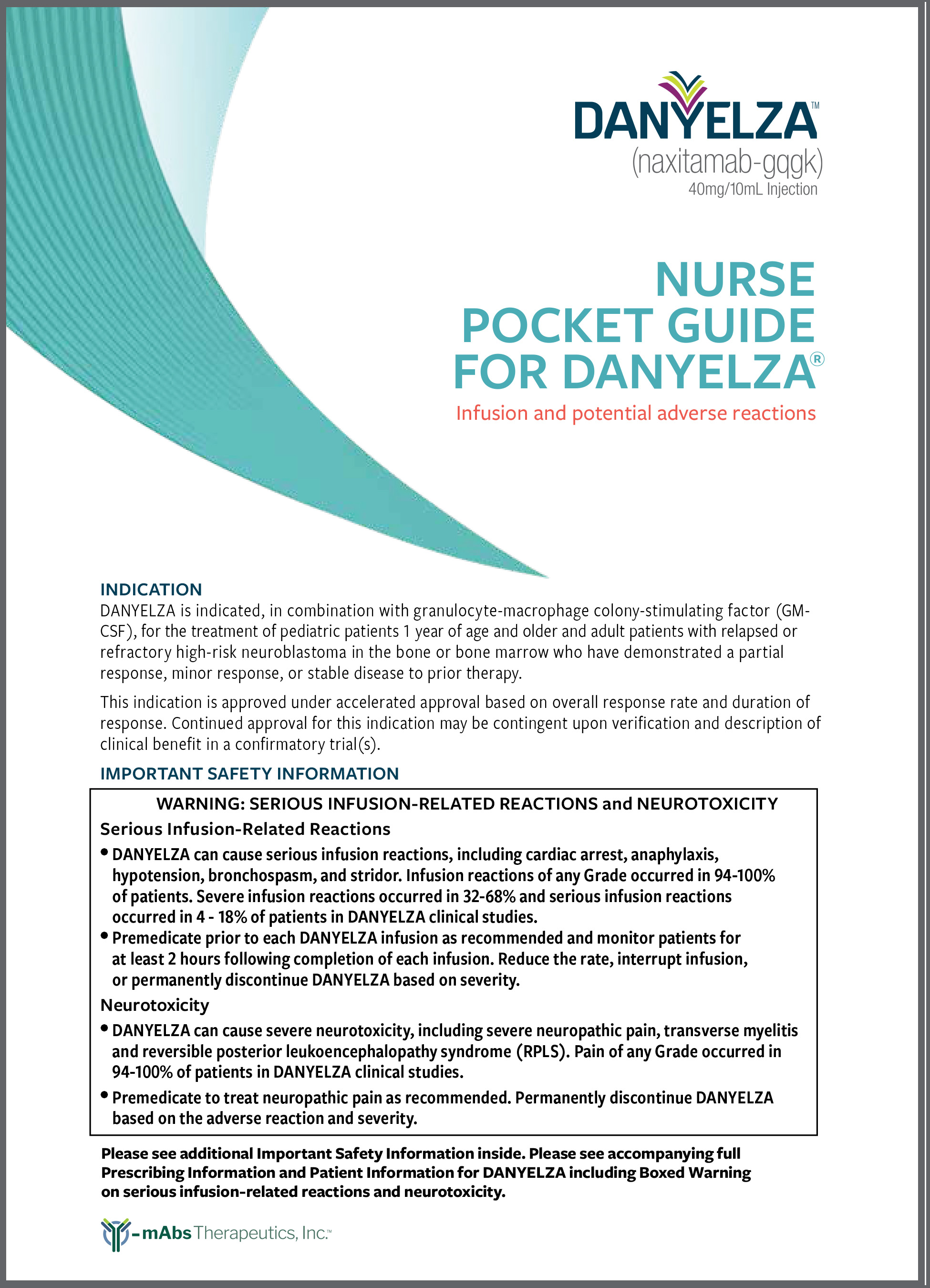 Download the DANYELZA Billing and Coding Reference Guide